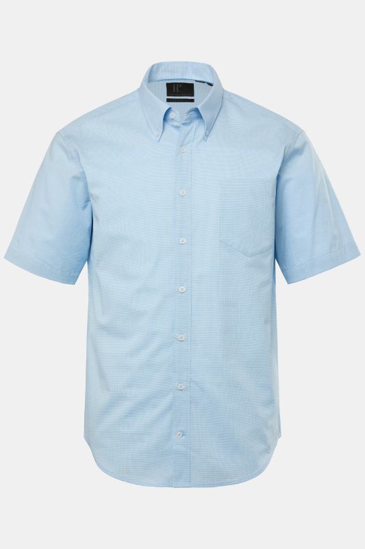 Chemise JP 1880. Manches courtes et col à pointes boutonnées. Coupe Modern Fit - jusqu'au 8 XL