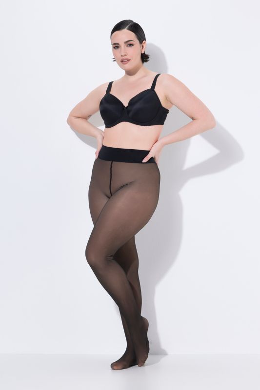 Collant thermique, intérieur en polaire et taille large