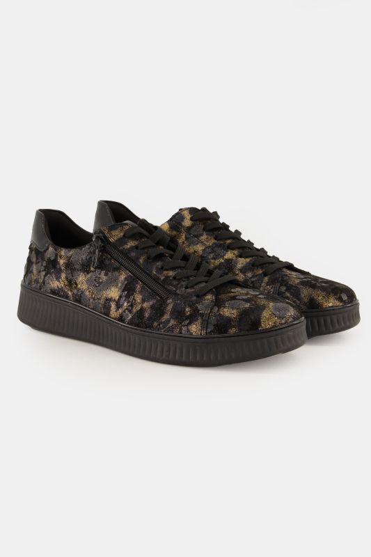 Sneakers en cuir Remonte, semelle intérieure amovible - largeur G