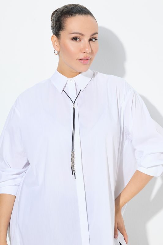Collier en cuir, perles fantaisie, style western