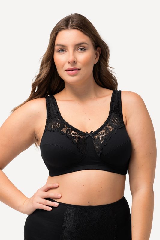 Soutien-gorge de maintien Kelly. Modèle sans armatures, dentelle - bonnets C-E
