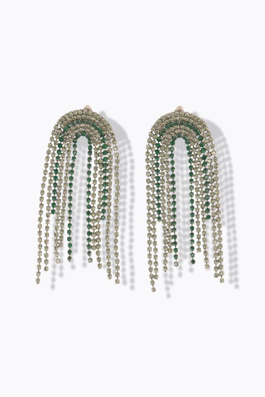 Boucles d'oreille, chaînettes, petites pierres fantaisie
