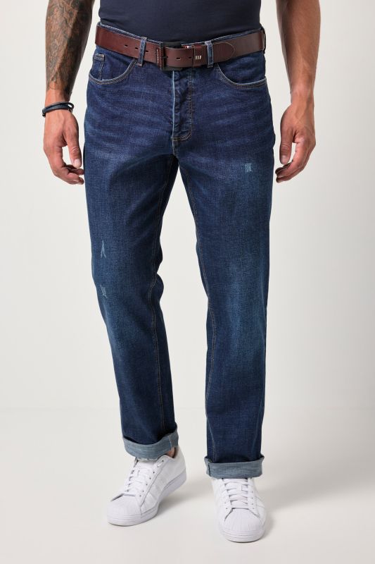 Jean JP 1880 5 poches, tissu denim finition FLEXNAMIC®, coupe Tapered Loose Fit - jusqu'à la taille 74