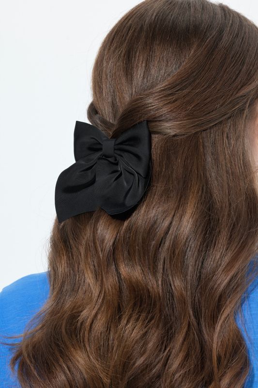 Barrette avec nœud, pince, bijou pour cheveux