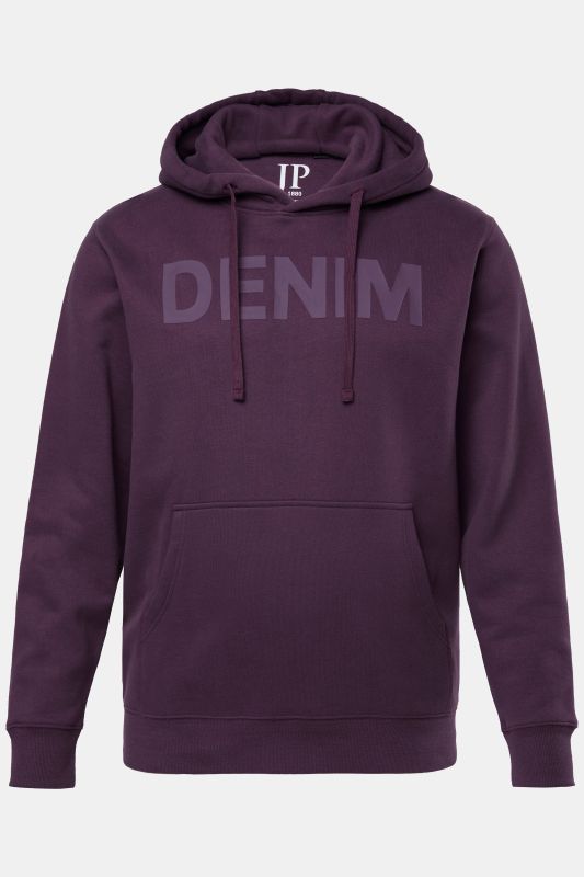 Sweat à capuche JP 1880 avec imprimé sur la poitrine, jusqu'au 8 XL