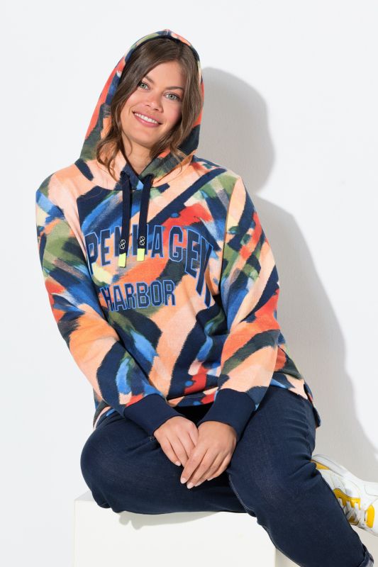 Sweat-shirt à capuche et manches longues