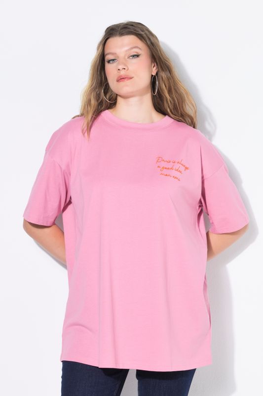 T-shirt oversize, imprimé tour Eiffel dans le dos