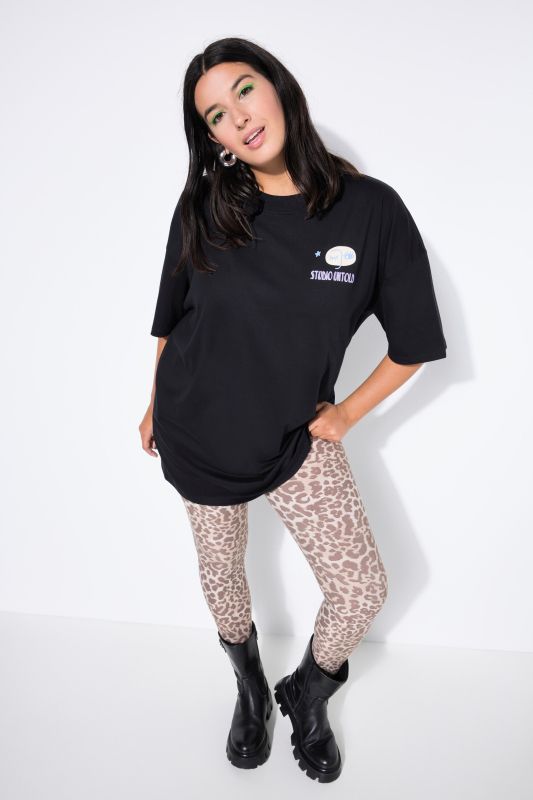 T-shirt oversize, imprimé devant et derrière
