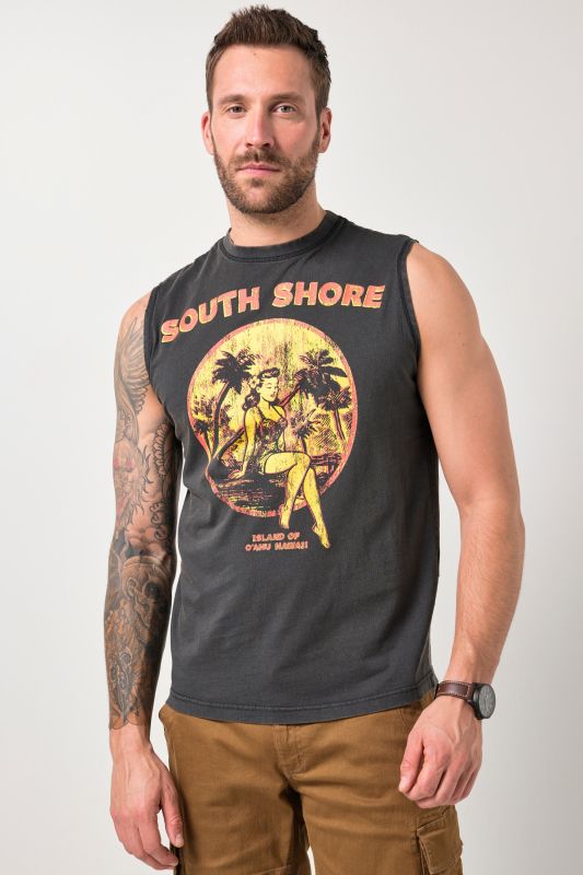 Débardeur JP 1880, imprimé poitrine, style vintage - jusqu'au 8 XL