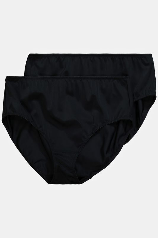 Culottes midi en microfibre, lot de 2