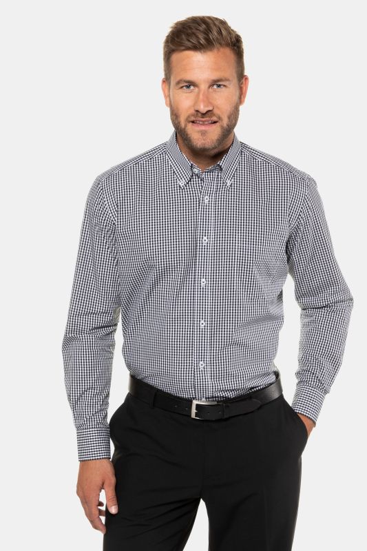 Chemise formelle à carreaux Vichy et coupe Comfort Fit - jusqu'au 8 XL