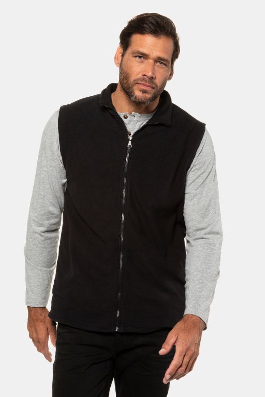 Gilet en polaire Outdoor, col montant - jusqu'au 8 XL