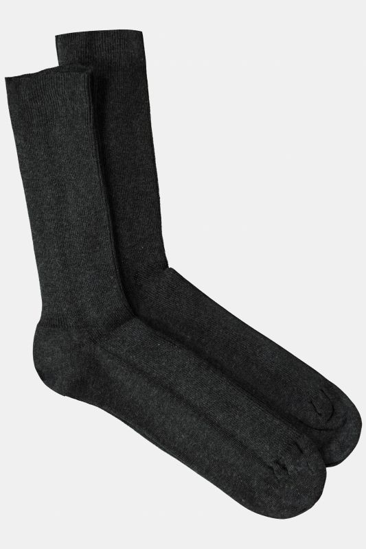 Chaussettes en lot de 2, sans bord élastique