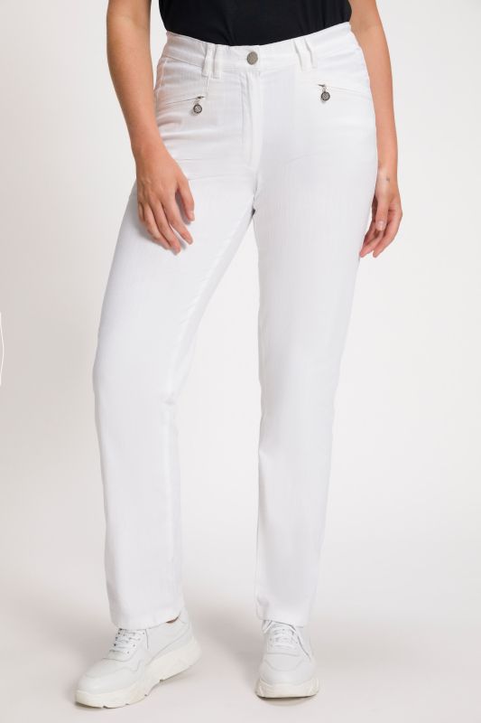 Pantalon d'été Mony, agréablement léger. Poches zippées et tissu stretch