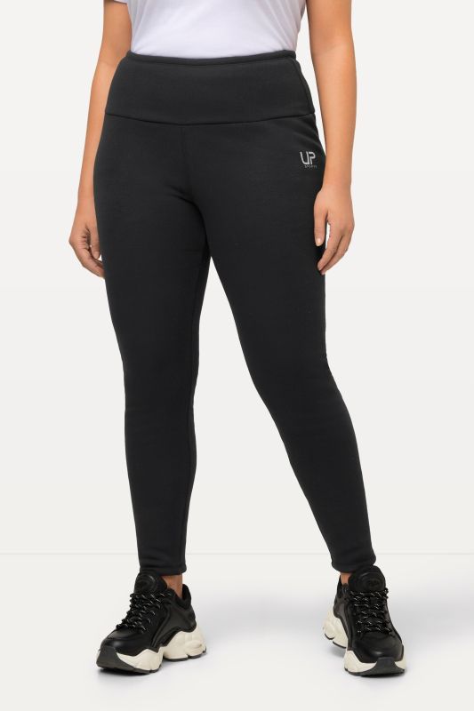 Legging taille haute bien chaud, avec doublure en fourrure d'imitation