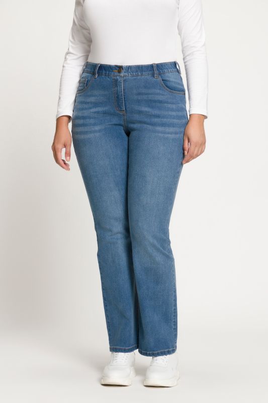 Jean Marie, coupe Bootcut 5 poches. Taille confortable