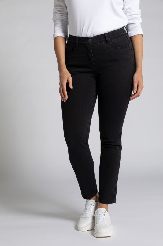 Jean modèle Sarah. Coupe skinny 5 poches et taille haute