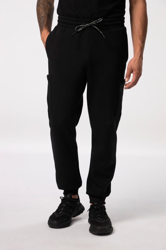 Pantalon cargo en molleton JAY-PI à taille élastique et poches, collection Fitness - coupe Modern Fit