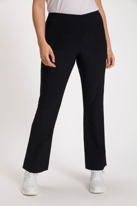 Pantalon thermique en tissu bengaline bien chaud, coupe Slim Fit avec ceinture élastique