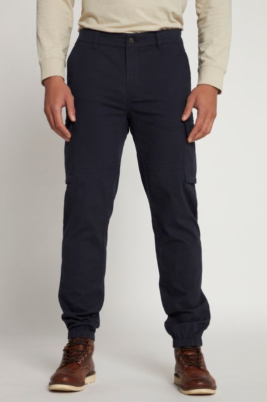 Pantalon cargo spécial ventre fort, coupe Straight, jusqu'à la taille 72