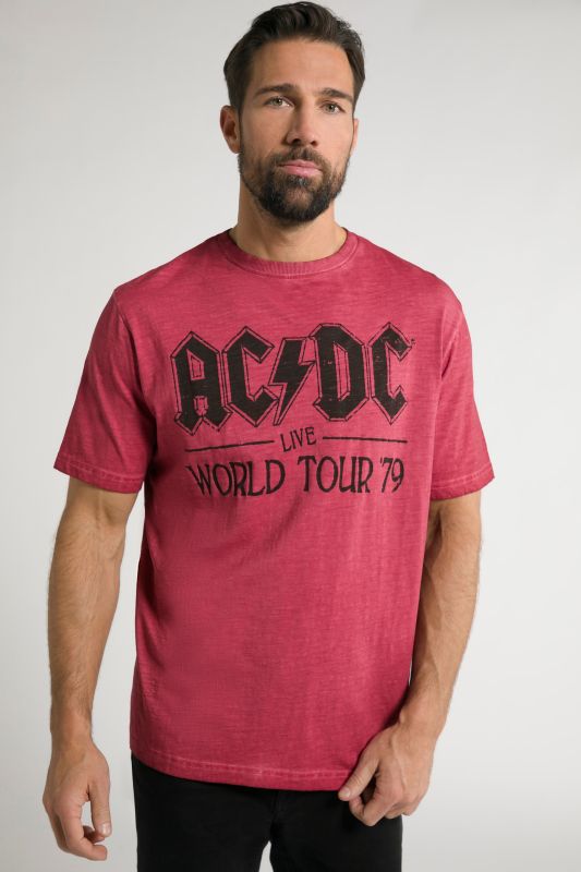 T-shirt du groupe AC/DC (imprimé Live World Tour 79), manches courtes - jusqu'au 8 XL