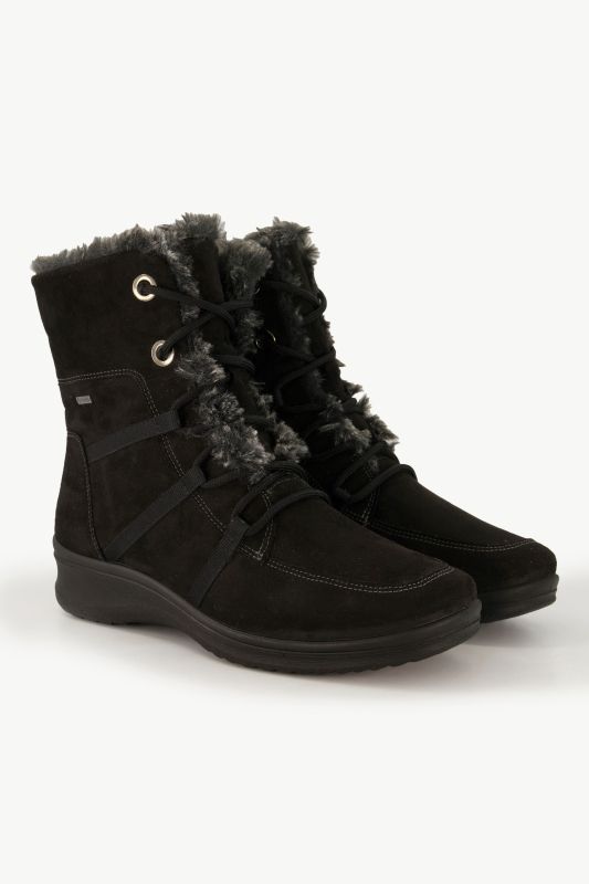 Bottines en cuir Ara Gore-Tex, semelle de propreté amovible - largeur H