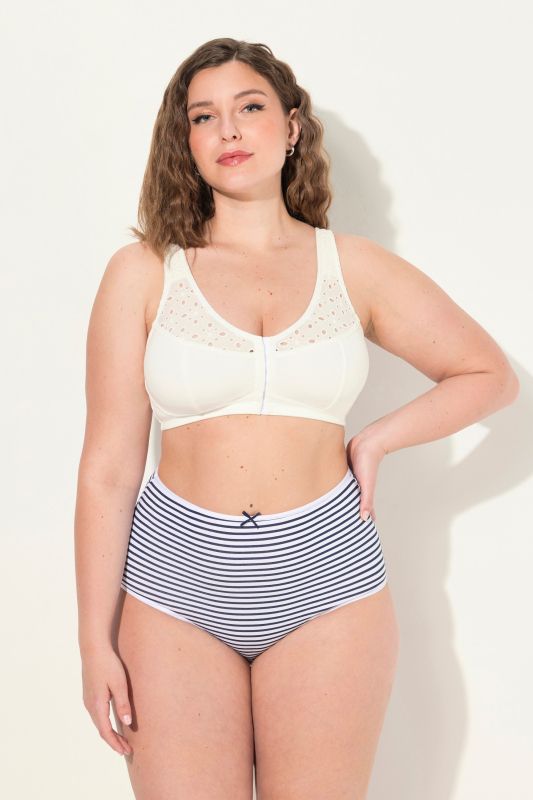 Soutien-gorge de maintien, sans armatures, fermeture à l'avant - bonnet C-E