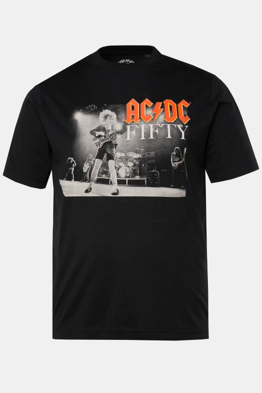 T-shirt JP 1880, T-shirt du groupe AC/DC, manches courtes - jusqu'au 8&nbsp;XL