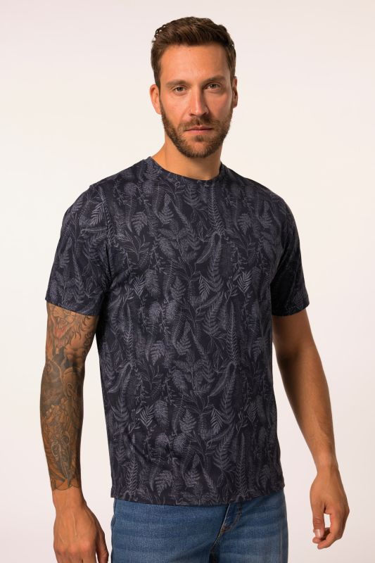 T-shirt à manches courtes, dans un imprimé all-over - jusqu'au 8 XL