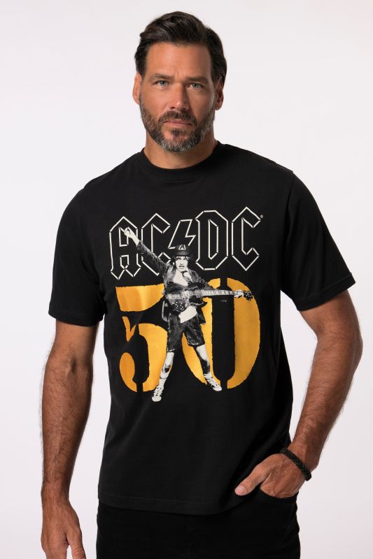 T-shirt JP 1880, T-shirt du groupe AC/DC, manches courtes - jusqu'au 8&nbsp;XL