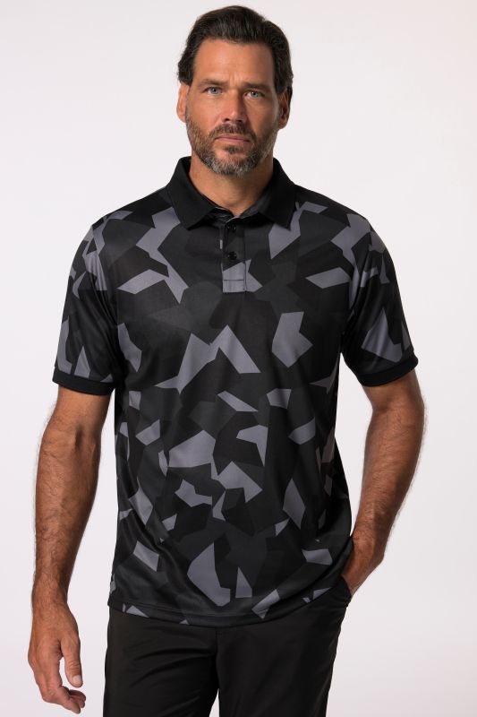 Polo de golf JAY-PI à manches courtes, imprimé camouflage et technologie QuickDry