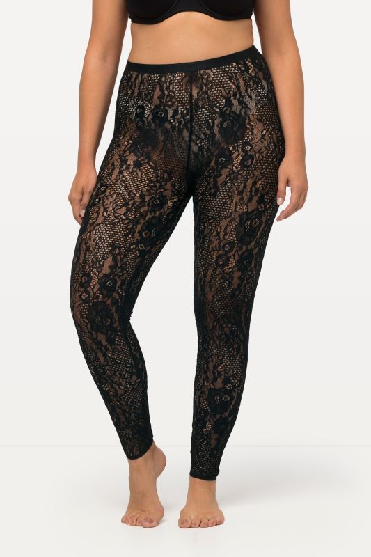 Legging-collant, dentelle