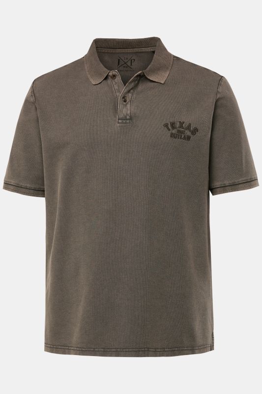 Polo JP 1880 en maille piquée, manches courtes et style vintage - jusqu'au 8&nbsp;XL