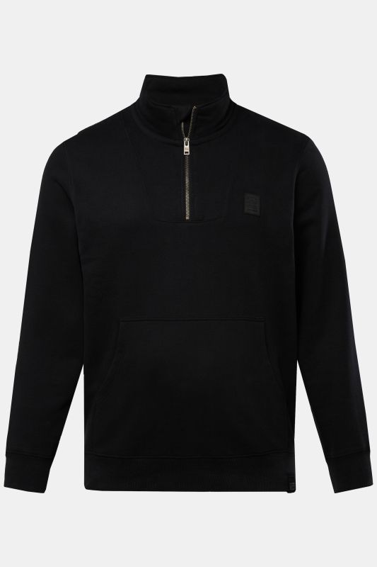 Pull STHUGE en molleton, flocage, col camionneur avec fermeture zippée - jusqu'au 8 XL