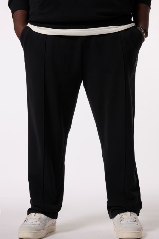 Pantalon en molleton STHUGE, taille élastique, coupe Relaxed Fit - jusqu'au 8&nbsp;XL