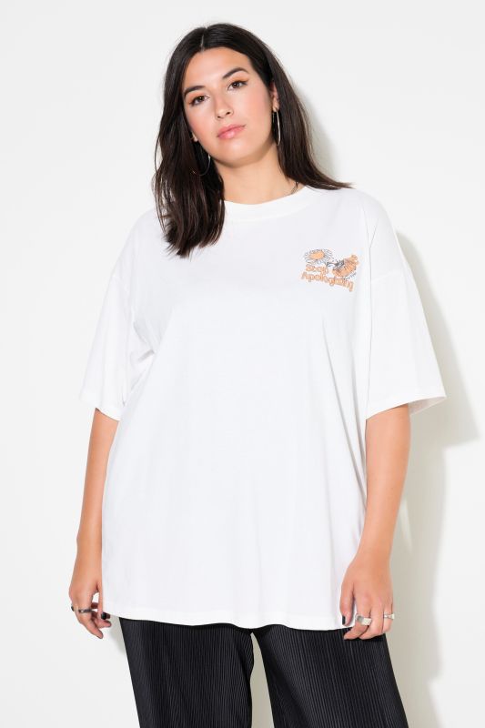 T-shirt oversize, imprimé dans le dos