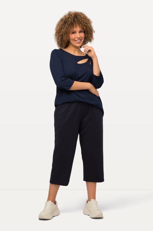 Jogging 7/8 à jambe droite et taille élastique
