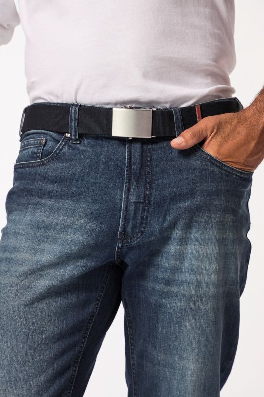 Ceinture sangle à boucle métallique - facile à raccourcir soi-même