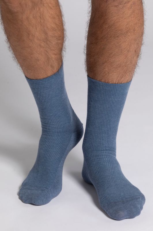 Chaussettes en lot de 2, sans bord élastique