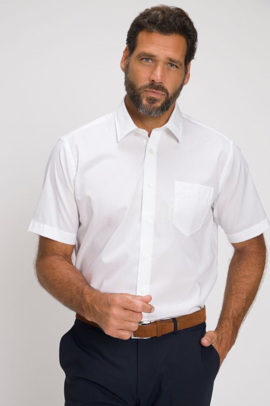 Chemise infroissable, collection Business, col Kent et manches courtes, coupe Comfort Fit - jusqu'au 8XL