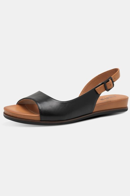 Sandales véganes Jana Shoes, en similicuir – largeur H