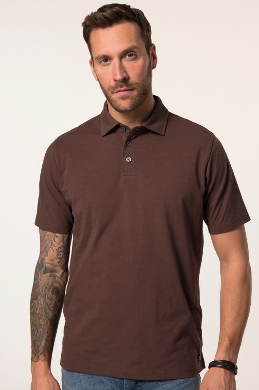 Polo JP 1880, collection Business, manches courtes et jersey stretch - jusqu'au 8 XL