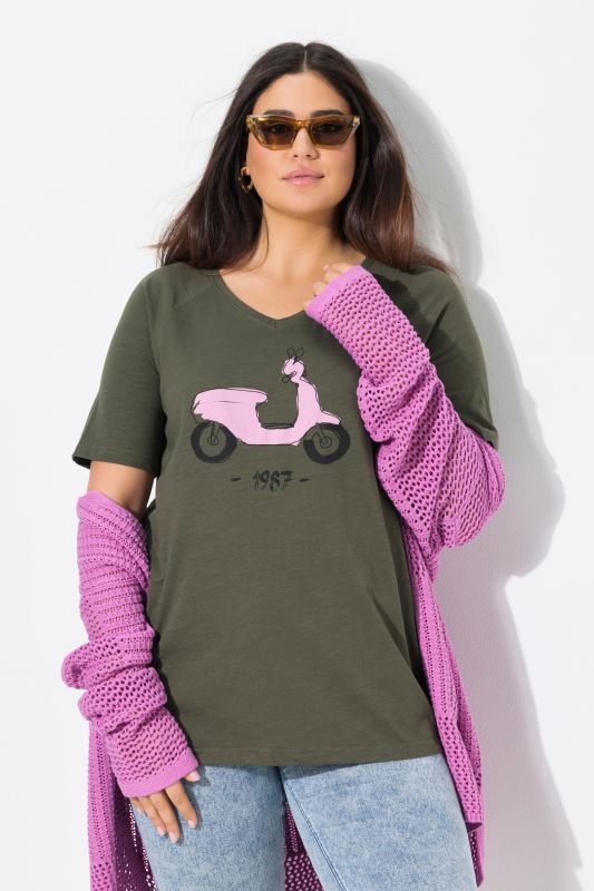 T-shirt motif Vespa, décolleté rond et manches courtes, coupe Classic Fit