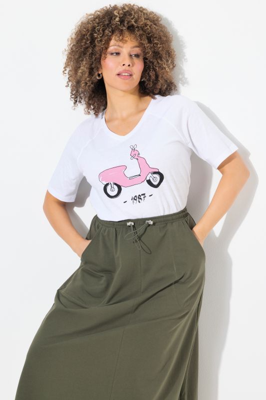 T-shirt motif Vespa, décolleté rond et manches courtes, coupe Classic Fit