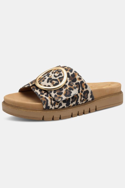 Mules en cuir Tamaris Comfort - largeur confortable