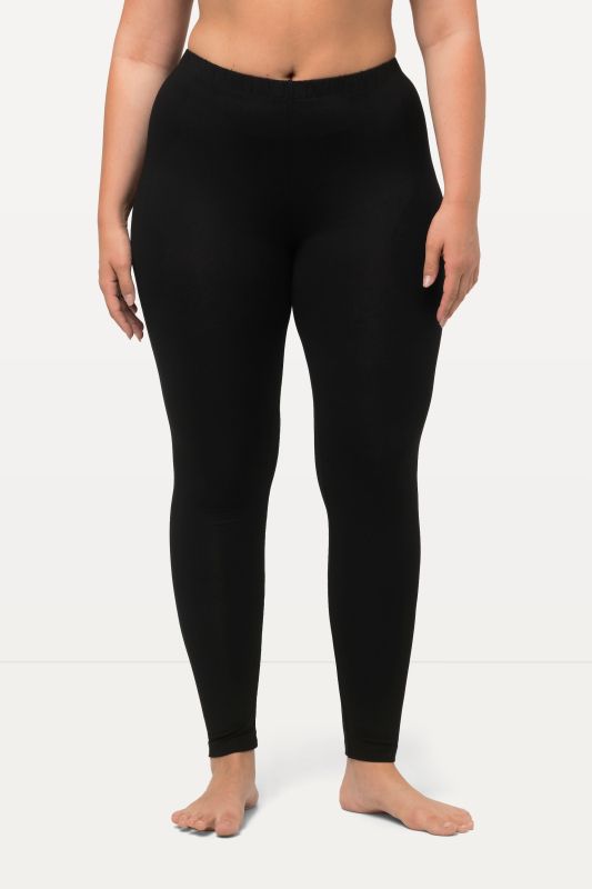 Legging longueur mollet, jambe slim et taille élastique