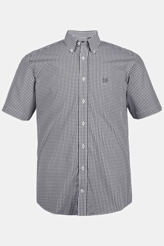 Chemise, business, manches courtes, carreaux vichy, jusqu'au 8 XL, Comfort Fit