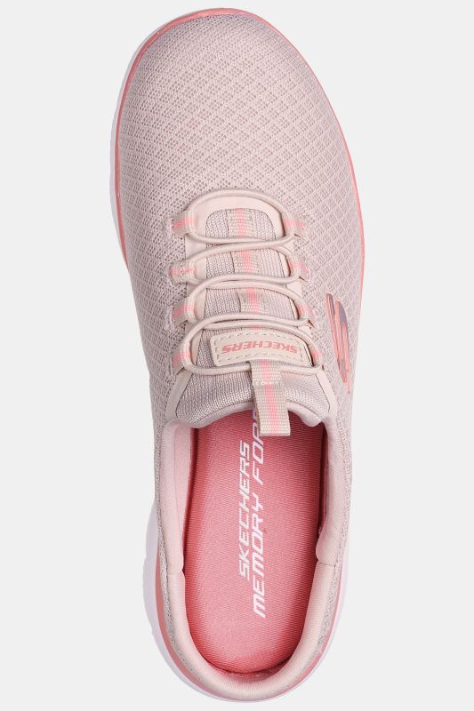 Sneakers à enfiler Skechers, modèle végane, mousse à mémoire de forme - largeur G