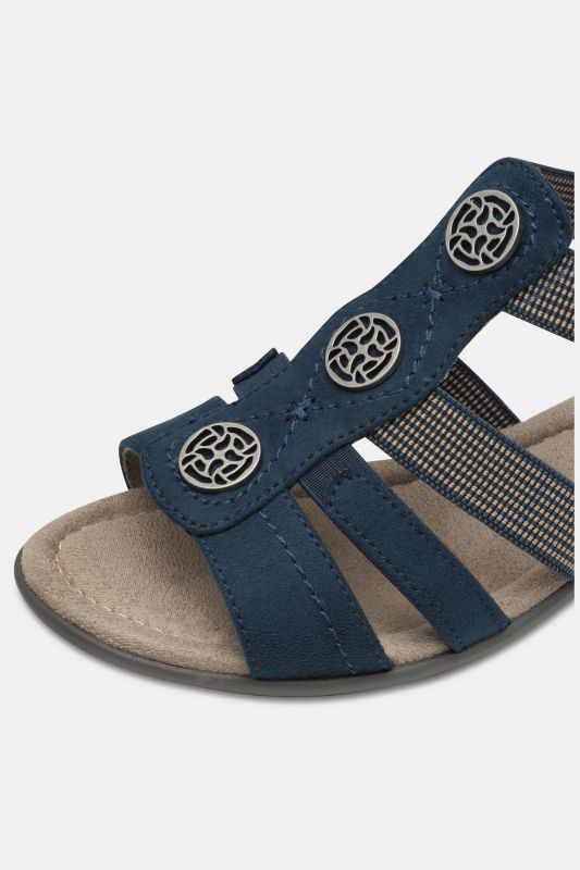 Sandales véganes à brides Jana Softline - largeur H
