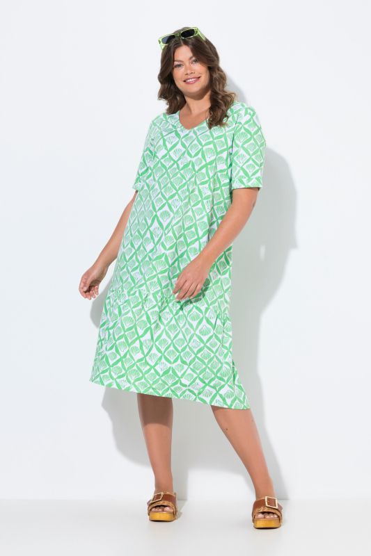Robe t-shirt à manches 1/2 et col V